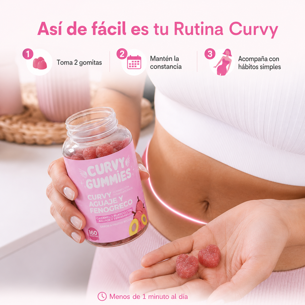 CURVY GUMMIES | LAS GOMITAS DE TU FIGURA SOÑADA | 160 GOMITAS